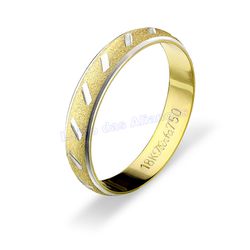 Aliança Em Ouro 18k 750 - AL10228.1 - LOJAODASALIANCAS