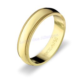 Aliança Em Ouro 18k 750 - AL10340.1 - LOJAODASALIANCAS