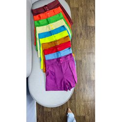 shorts de alfaiataria com bolso - 032545 - Lojão Moda 25
