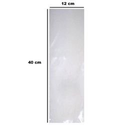 Saco Plástico PE 12x40cm Transparente 1kg-006 - SP... - LOJA SABRINA