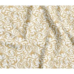 Toalha TNT Estampado Arabesco Ouro 1,4x1m