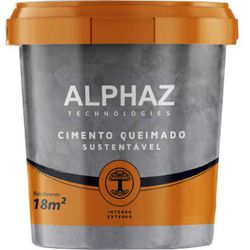 Cimento Queimado Sustentável Alphaz Tech - 4,5Kg -... - Lojas Coimbra