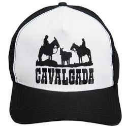 Boné Cavalgada SCAP (Preto) - Atacado Selaria Pinheiro