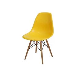 Cadeira Eames DKR Pés Palito Amarela - EAM2461 - Lojas Premium