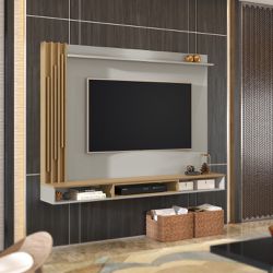 Painel Suspenso Aston Para Tv até 55'' 3 Nichos Fe... - Lojas Premium