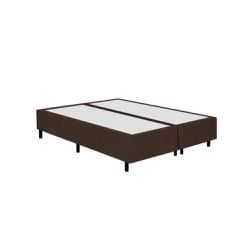 Base Box Queen Gazin 1,98 x 0,79 Suede Marrom Par ... - Lojas Premium