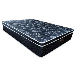 Colchão Casal 1,38x1,88 Gazin Perola Negra Preto -... - Lojas Premium