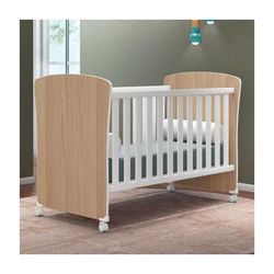 Berço Americano Mini Cama Carvalho Branco 2484 Qmo... - Lojas Premium