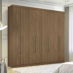 Guarda Roupa Casal com 8 portas e 4 gavetas Havana... - Lojas Premium