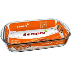 Travessa Lasanheira Sempre 4L Retangular Nadir - 1... - Lojas Premium