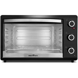 Forno Elétrico Britânia com Timer 44L Preto BFE44P... - Lojas Premium