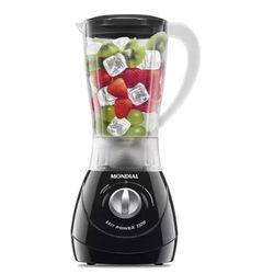 Liquidificador Mondial 1,5L Easy Power 550W L550B ... - Lojas Premium