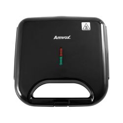 Sanduicheira Grill Antiaderente 750W AMS370 Black ... - Lojas Premium
