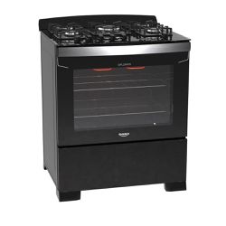 Fogão Dako 5 Bocas Diplomata Preto Bivolt - 10732 - Lojas Premium