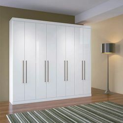 Guarda Roupa Casal 8 Portas 4 Gavetas Havana Maste... - Lojas Premium