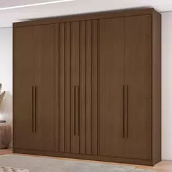 Guarda Roupa Casal 6 Portas 8 Gavetas Cinamomo Gré... - Lojas Premium