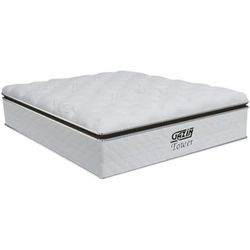 Colchão King Size 2,30x1,93 Mola Tower Branco Gazi... - Lojas Premium