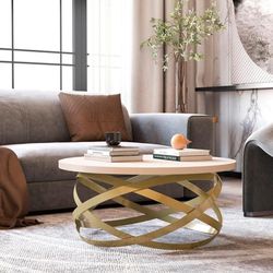 Mesa de Centro Luxo 8045 Perola/Dourado JB Bechara... - Lojas Premium