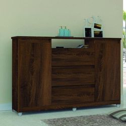 Comoda Venus 3 Gavetas 2 Portas Freijo Primus - 11... - Lojas Premium