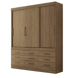 Guarda Roupa Casal Click 3.9 com 3 Portas e 9 Gave... - Lojas Premium
