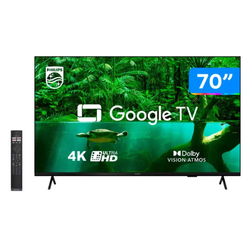 Smart TV 70” Philips 70PUG740878 SERIE 7400 4K Biv... - Lojas Premium