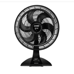 Ventilador De Mesa Arno Turbo Force VF42 Preto 127... - Lojas Premium
