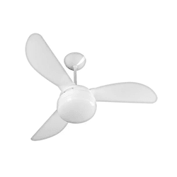 Ventilador De Teto Ventisol Fênix Com 3 Pás Branco... - Lojas Premium