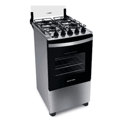 Fogão Brastemp 4 Bocas Inox BF04NBR CLEAN Bivolt -... - Lojas Premium