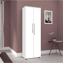 Armário Multiuso Cordoba 2 Portas Branco Primus - ... - Lojas Premium
