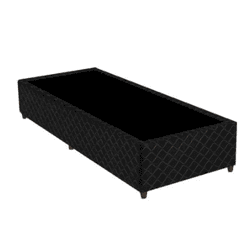 Base para Cama Box Solteiro Gazin Poliester Bordad... - Lojas Premium