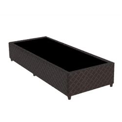 Base para Cama Box Solteiro Gazin Poliester Bordad... - Lojas Premium