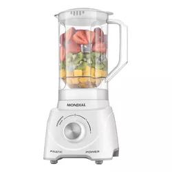 LIQUIDIFICADOR MONDIAL PRATIC POWER L97-W 2L 550W ... - Lojas Premium
