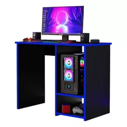 MESA GAMER PX PRETO/AZUL JA MOVEIS - 15342 - Lojas Premium