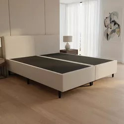 BASE BOX KING 2,03X1,93 LINHO BEGE - AMERIBOX - 15... - Lojas Premium