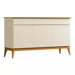 BUFFET APARADOR MAGNUM 1.40 3 PORTAS 3 GAVETAS OFF... - Lojas Premium