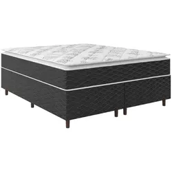 COLCHÃO QUEEN MOLA LISBOA PLUS 198X1,58 CINZA/PRET... - Lojas Premium