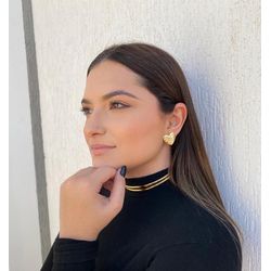 Choker Rafa Dourada Cód 007 - 077 - STIL Store