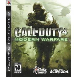  Call Of Duty 4 Modern Warfare PS3 - codmw4 - STONE GAMES