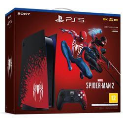 Playstation 5 edição especial spider man 2 - p5 - STONE GAMES