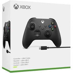 Controle xbox carbon black Semi novo - csf - STONE GAMES