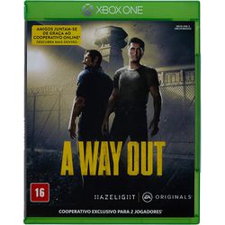 A Way Out - Xbox One semi-novo - aw - STONE GAMES