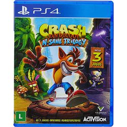 Crash Bandicoot N Sane Trilogy semi-novo - crash - STONE GAMES