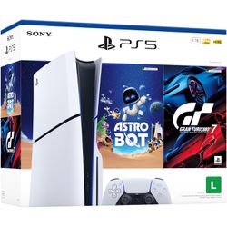 PlayStation 5 Slim com leitor + ASTRO BOT e Gran T... - STONE GAMES