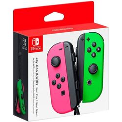Joy-Con Esquerdo/Direito Versátil Rosa e Verde Neo... - STONE GAMES