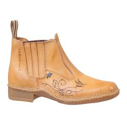 Botina Costura manual feminino Milho - 12718-2 - LOJA TOP AMERICA