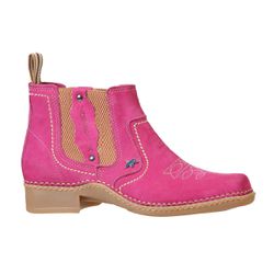 Botina Costura manual feminina/pink - 43789-47 - LOJA TOP AMERICA