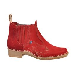 Botina Costura manual feminina/ferrari - 12719-49 - LOJA TOP AMERICA