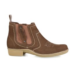 Botina Costura manual CAQUI - 43748-28 - LOJA TOP AMERICA