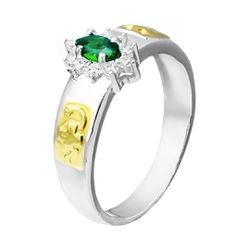 Anel de Formatura Feminino em Prata 950 com Pedra ... - Lola Braga Acessórios