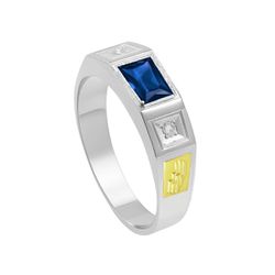 Anel em Prata Formatura Masculino Emblemas Ouro 18... - Lola Braga Acessórios